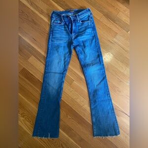 MOTHER Flare Jeans in Classic Blue
